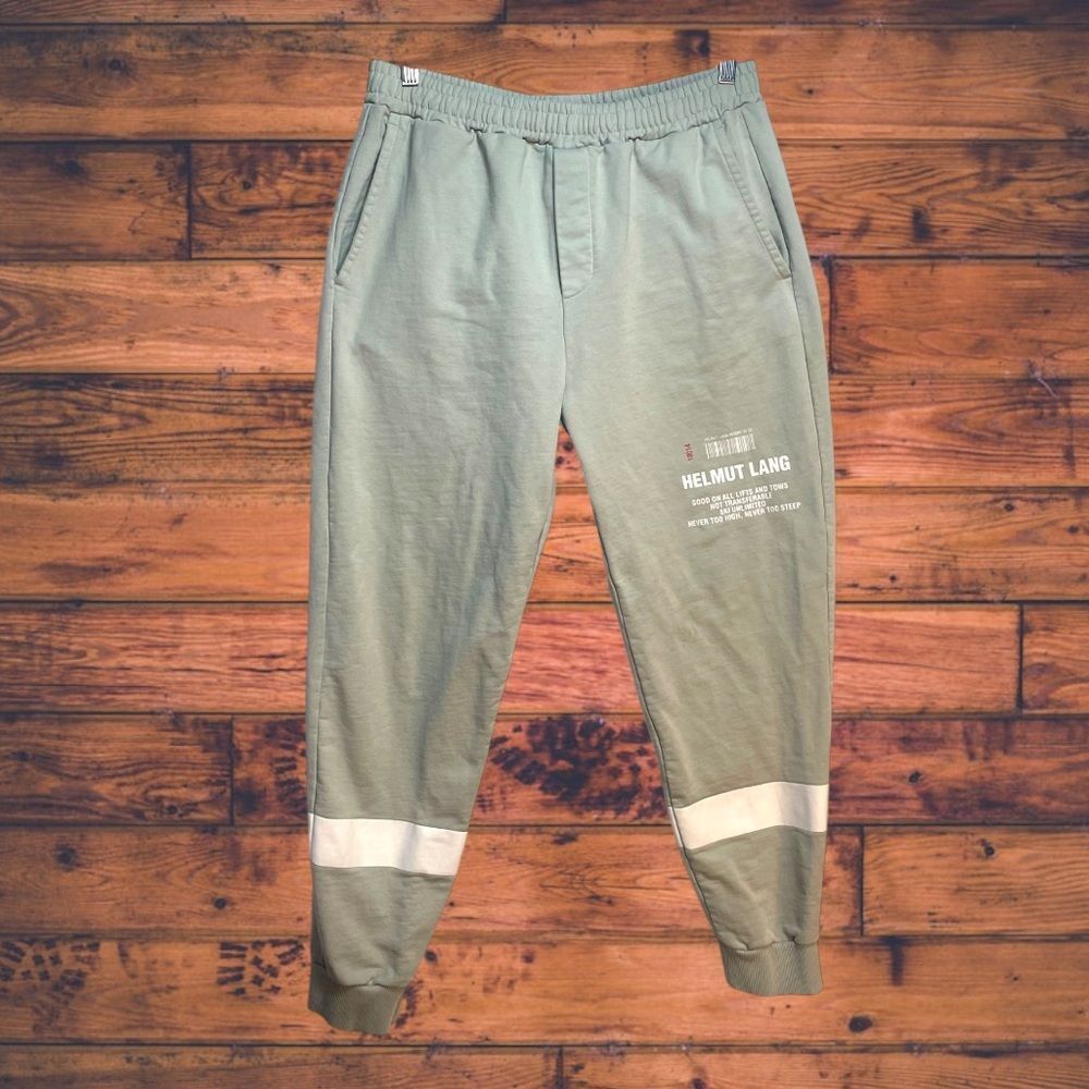 Helmut Lang Grey Ski Jogger Sweatpants Large‎